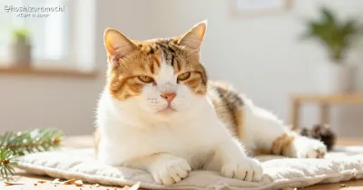 この猫さん、不機嫌すぎじゃない？😼