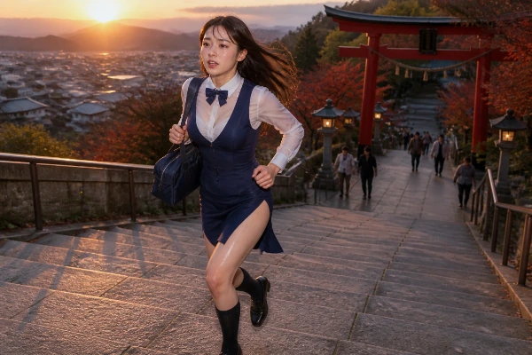 気合で駆け上がる