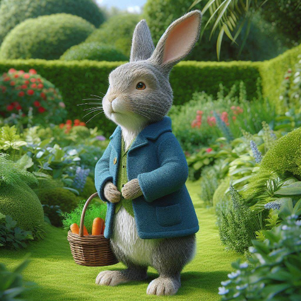ピーターラビットのそっくりさん
