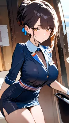 Stewardess Girl