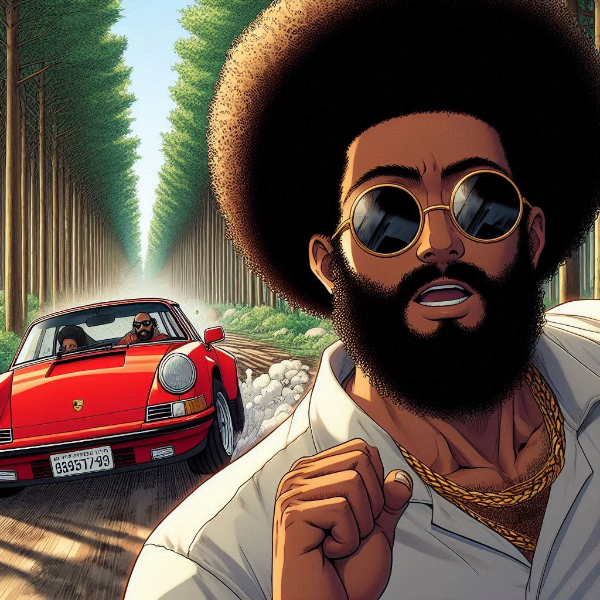 緑の中を走り抜けるッスよー！