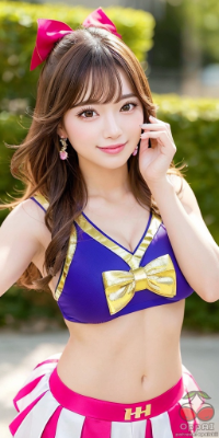 【限定】チアガール姿で一生懸命応援するのが、私の使命だよ！あなたの前でがんばります♪