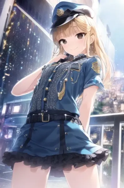 015：警察＋アイドル衣装