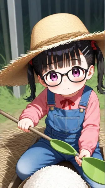 米農家の娘