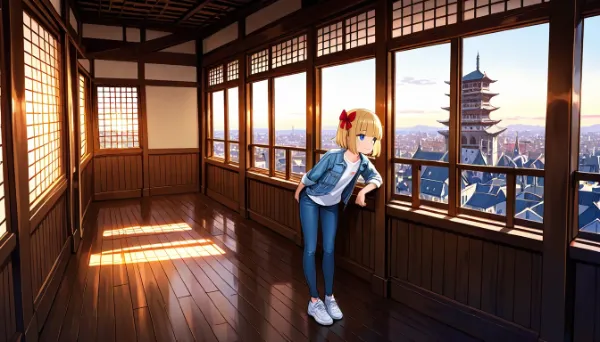 お城から見える風景