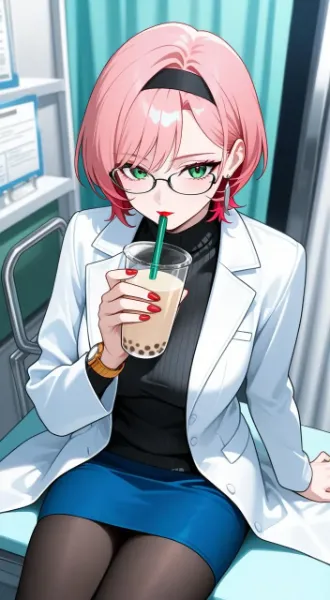 負けじとタピる人……♡