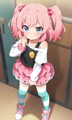 ピンクのスカート2☆
