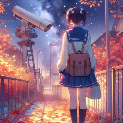 夜道…