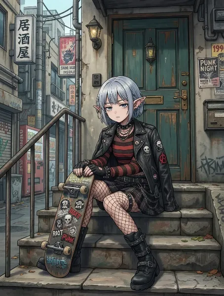 路地裏のエルフ
