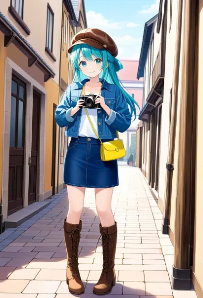 常磐アクア（お題：カメラ#3）