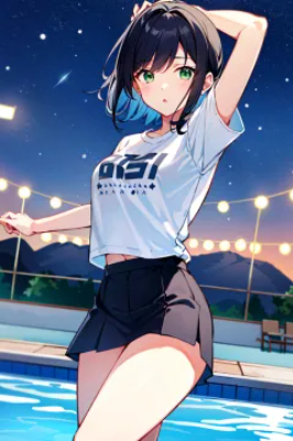 プールサイドダンサー