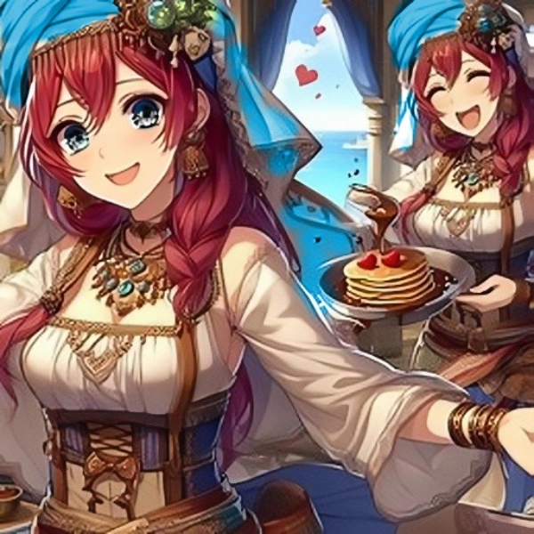 ハートチョコシロップのビスタンドゥド