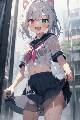 あはは…キミもボクもビショビショだねw