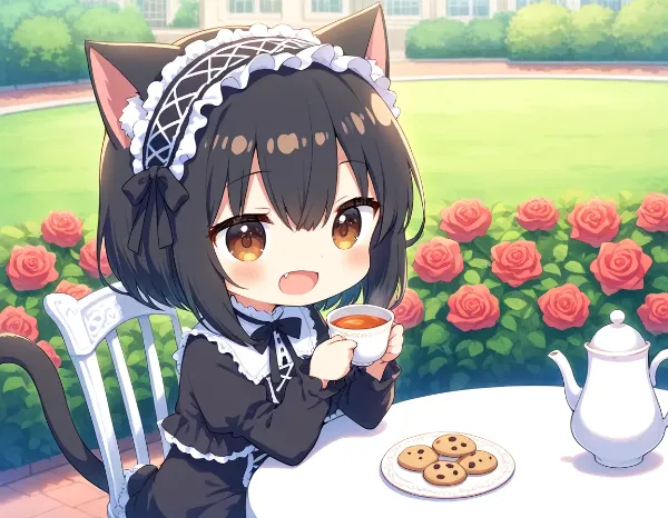 優雅にゃ紅茶パーティーニャ♪