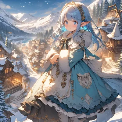 冬の夕暮れ
