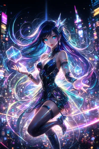 ネオン都市の幻惑魔導士