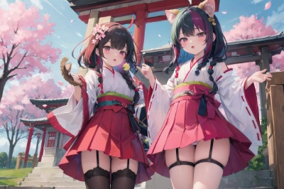 巫女姉妹？