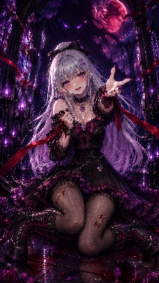 [流血有]手招き2枚（しおん）
