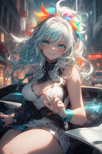 夜の街を彷徨う