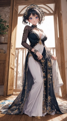 ドレスのお嬢さん