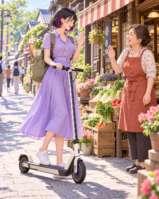 美咲さん💕ご近所でお買い物、気さくに商店街のおばさまと