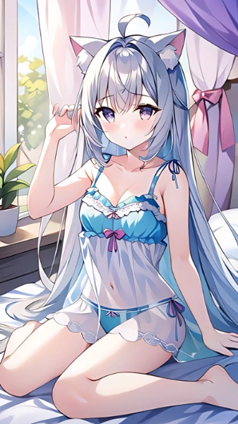 ネコミミ x ベビードール