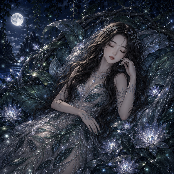 おやすみ🌙（リーフちゃん）