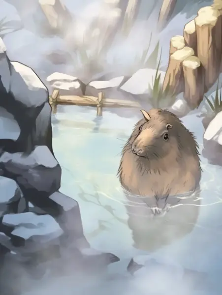 秘境のカピパラ