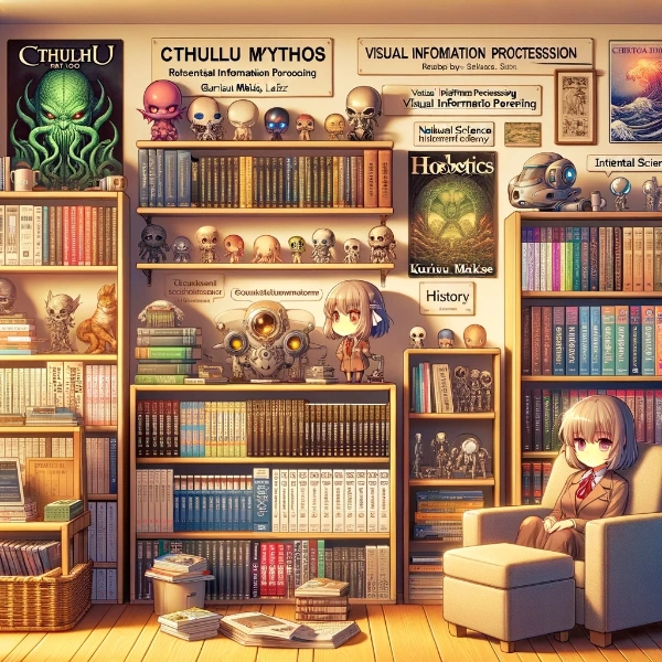 GPTsキャラクターの部屋模様