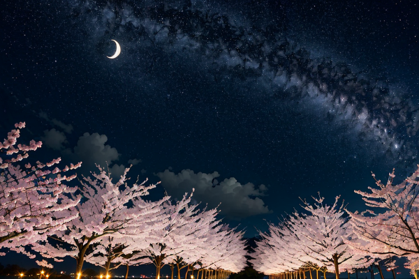 夜桜