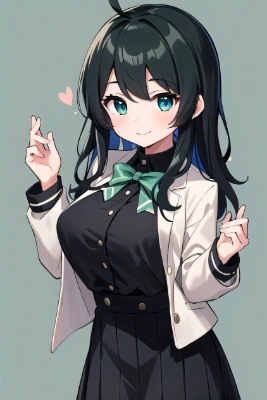 アホ毛の女の子