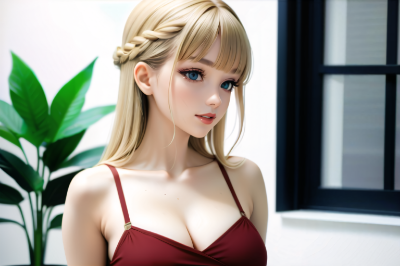 ハーフアップ