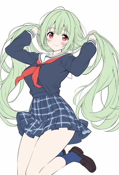 ツインテールはどうかなあ？