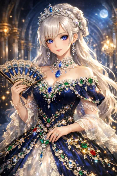 月夜の宝石姫と秘密の舞踏会