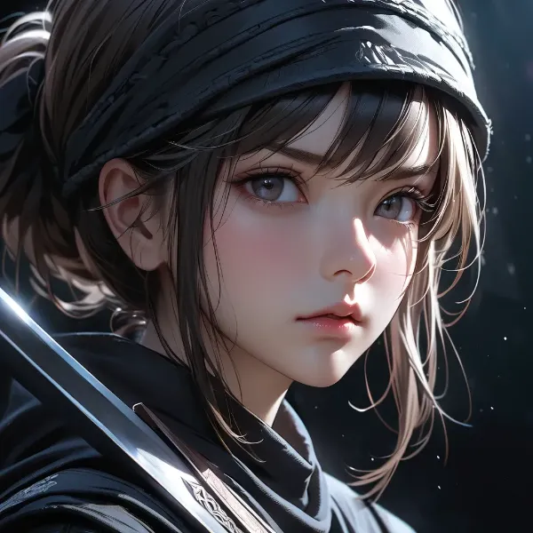 影に潜む剣士少女