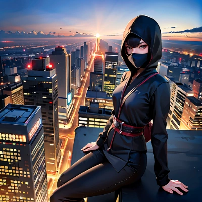 忍びの仕事は日没後に始まる