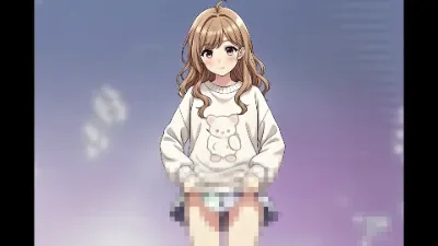 野球拳Ultimateのキャラクターのスカートたくし上げ　動画バージョンモザイク有　その1