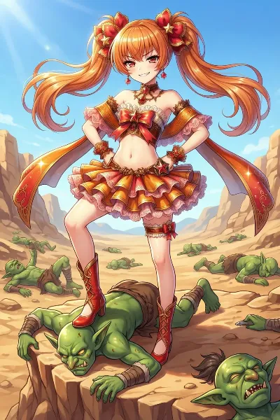 煌星ルミナのモンスター退治ショーの後