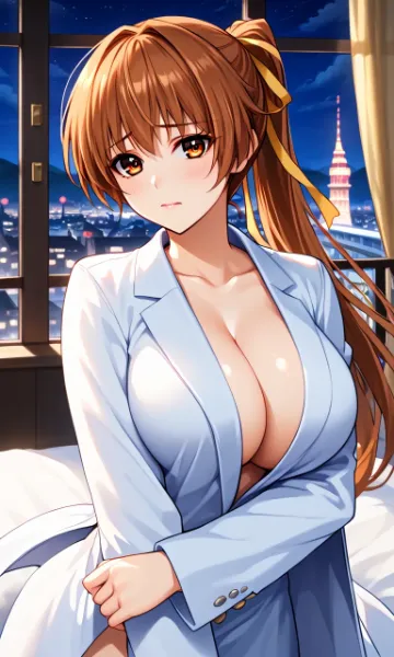 かすみさん　ロングコート