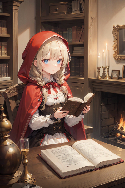 読書をする少女錬金術師其之ニ