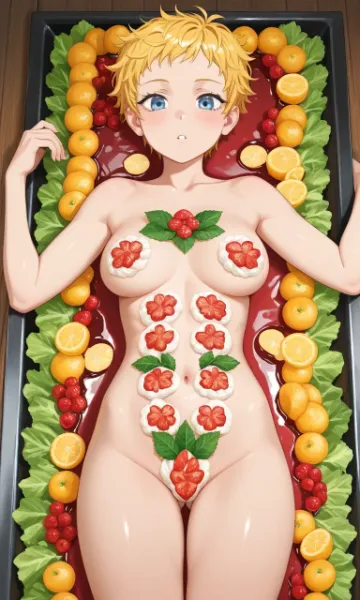 女体盛りれんしう