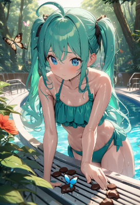 森のプール2