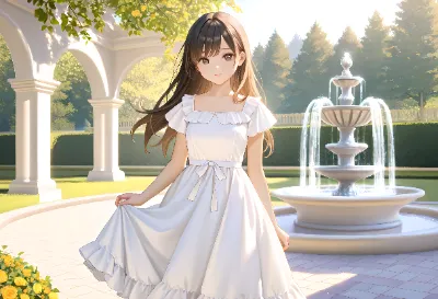 噴水のそばで紡ぐ夏の約束