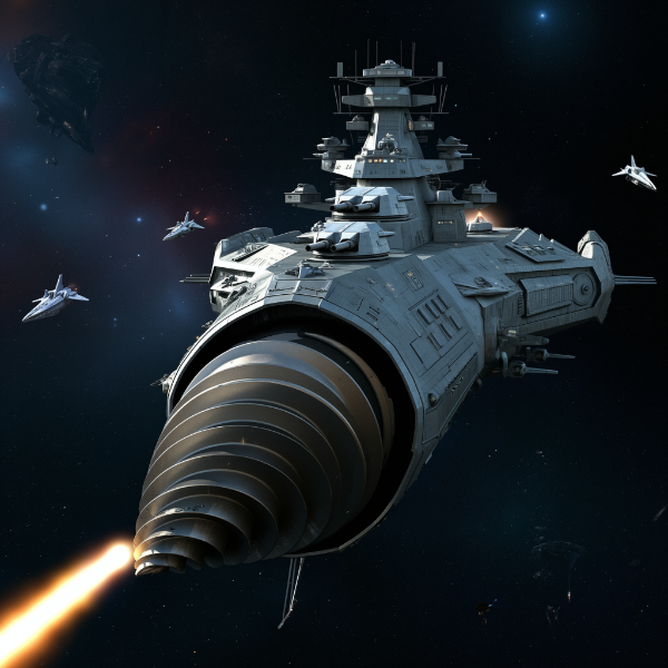 宇宙戦艦（きっと名前はGOHTEN）