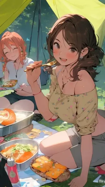 高原の避暑地で舌鼓