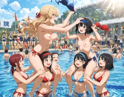 【Ｂ＆Ｇ】 昭和の水泳大会 ポロリもあるよ！