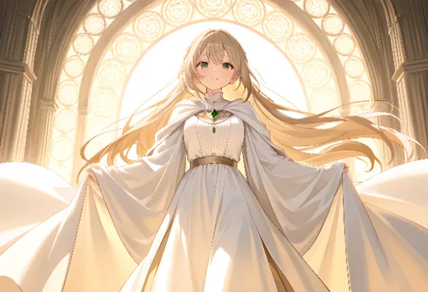 光に祝福された白き聖女