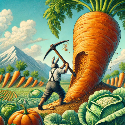 巨大野菜の世界