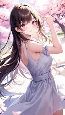春風と共に靡く