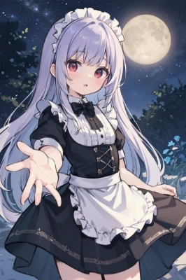髪の長い少女